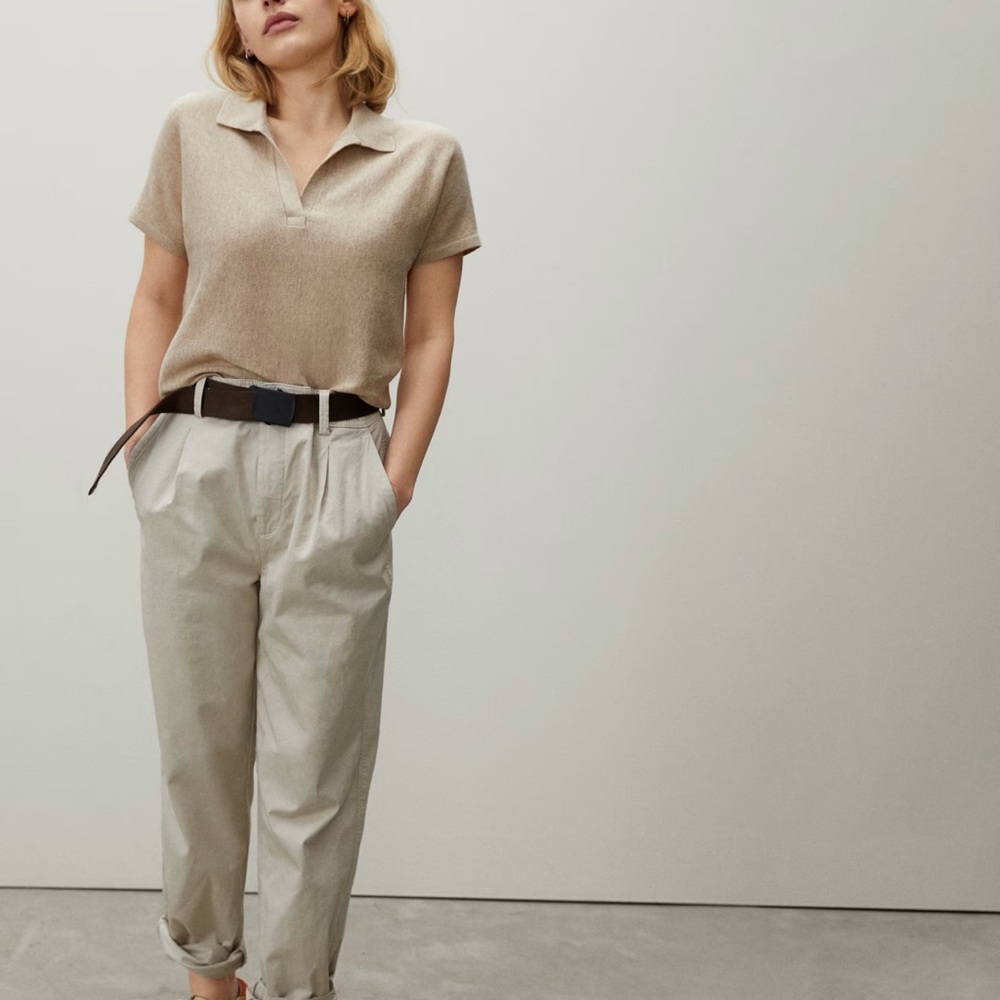 Everlane cotton marino polo